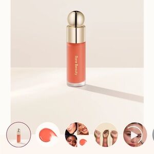 Rare Beauty Coral Liquid Blush